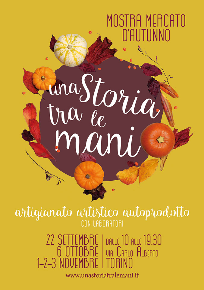 Mercato dell'artigianato a Torino, autunno 2018